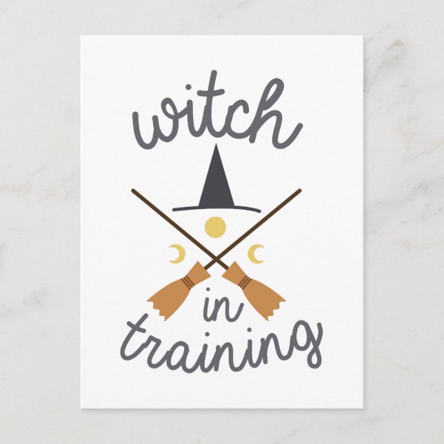 Witch in Training Postcard (Front)