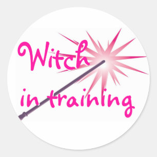 Witch In Training Sticker