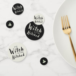 Witch Is Getting Hitched Halloween Bridal Shower  Confetti