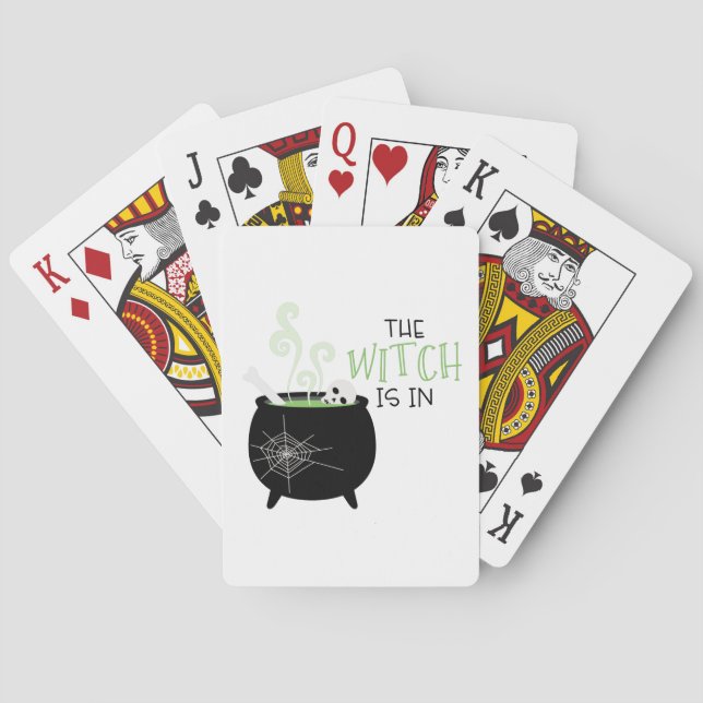 Witch Is In Playing Cards (Back)