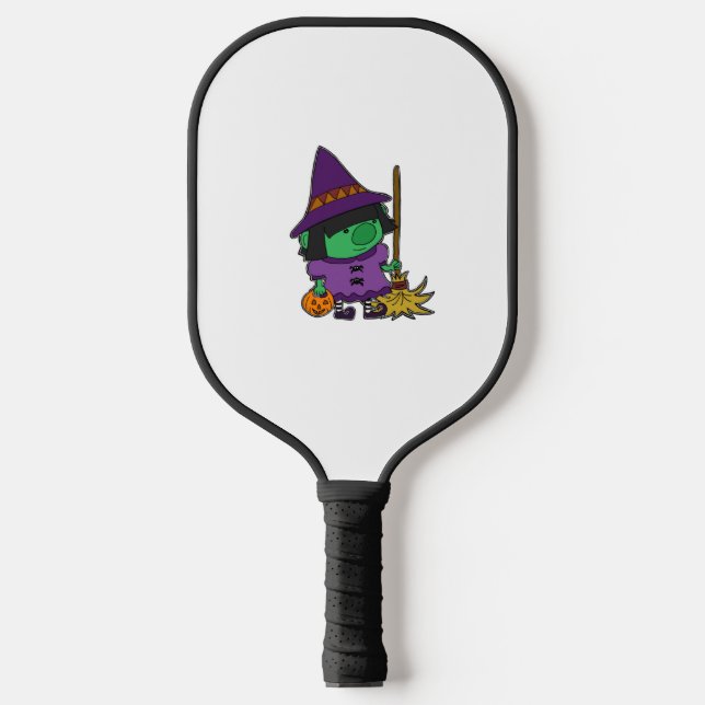 Witch Kid Gnome   Pickleball Paddle (Front)