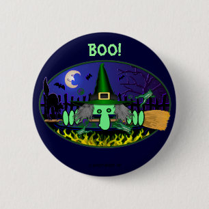 Witch Kilroy Button