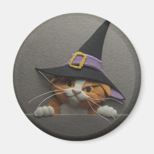 Witch Kitten Magnet