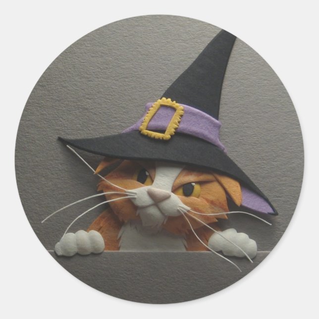 Witch Kitten Stickers (Front)