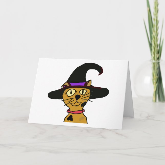 Witch Kitty Card (Front)
