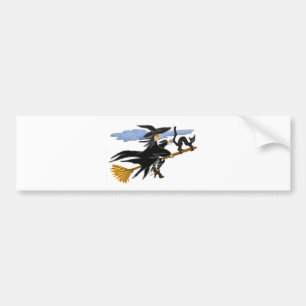 Witch Liddie and Hackamor Bumper Sticker