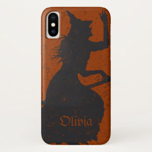 Witch Magic Grunge Illustration Personalised Case-Mate iPhone Case