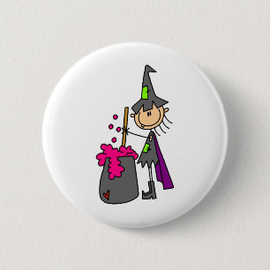 Witch Making Brew 6 Cm Round Badge