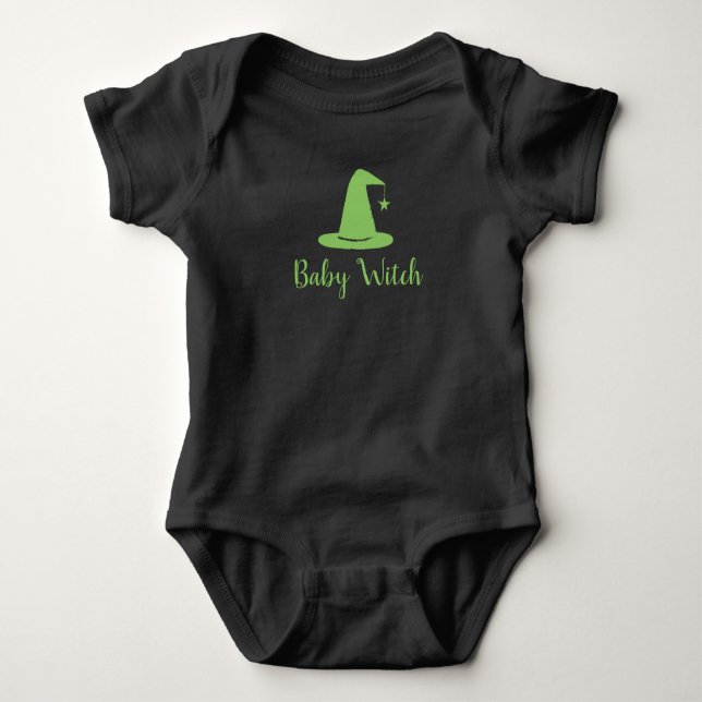 Witch New Baby Gift Baby Bodysuit (Front)