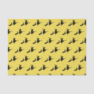 Witch on a Broom Tissue Paper