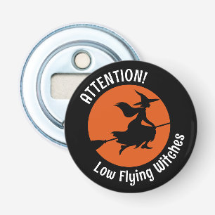 Witch on Broom Bottle Opener