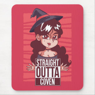 Witch Outta Coven Mouse Pad