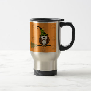 witch owl travel mug