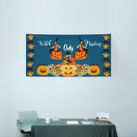 Witch Parking Only Halloween Jack OLantern Spooky 