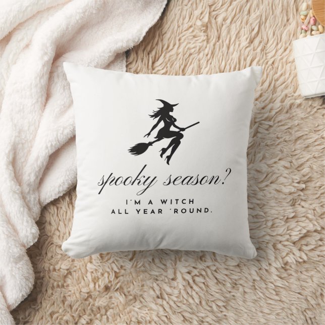 witch pillow || halloween & spooky season  (Blanket)