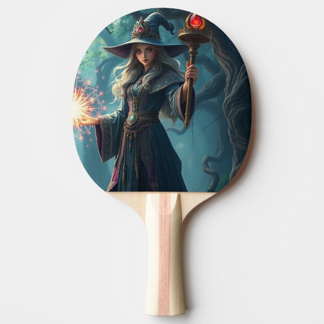Witch Ping Pong Paddle (Front)