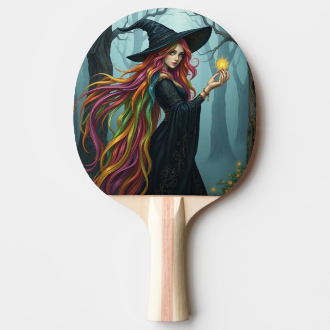 Witch Ping Pong Paddle (Front)