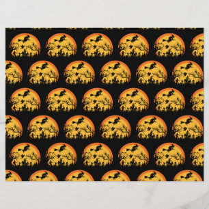 Witch please Scrapbook Paper  