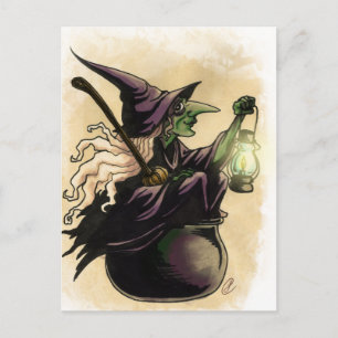 Witch Postcard
