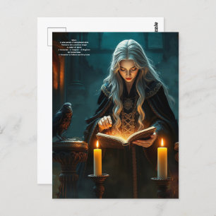 Witch  postcard