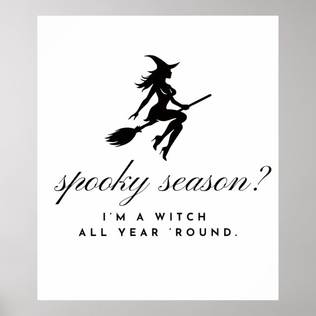 witch poster || halloween & spooky season  (Front)