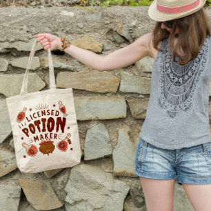 Witch Potions And Cauldron Tote Bag