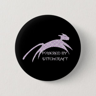 Witch Powered 6 Cm Round Badge