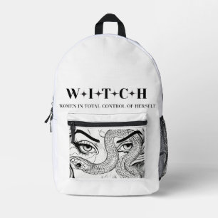 Witch Printed Backpack