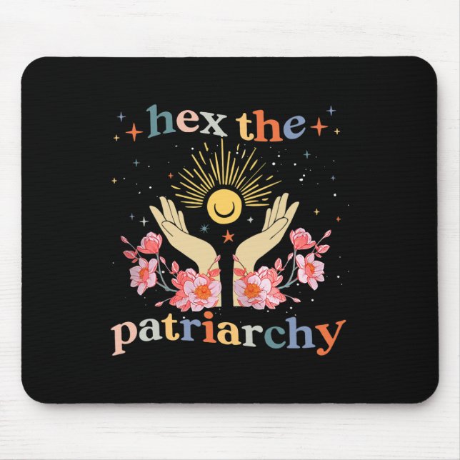 Witch Pro Choice Feminist  Mouse Pad (Front)