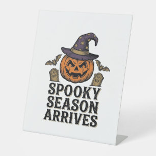 Witch Pumpkin Halloween Vintage Engraving Shirt De Pedestal Sign