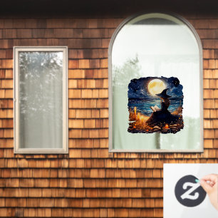 Witch reading a Book - Wicca Halloween 1