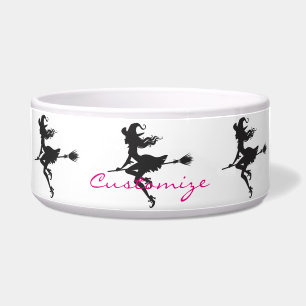 Witch Riding Broom Halloween Thunder_Cove