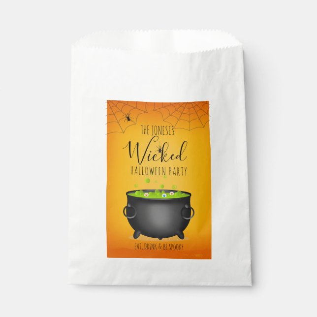 Witch’s Cauldron Favour Bags (Front)