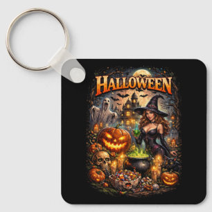 Witch’s Night Feast Key Ring