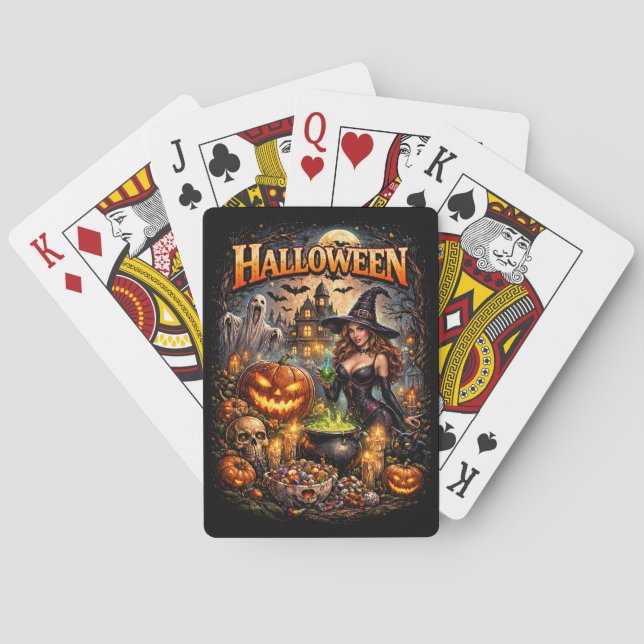 Witch’s Night Feast Playing Cards (Back)