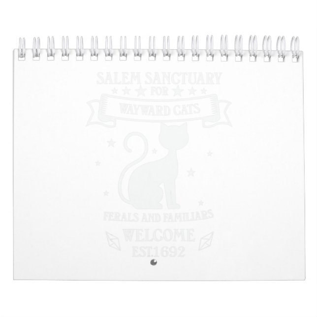 Witch Salem Sanctuary For Wayward Black Cats 1692. Calendar (Cover)