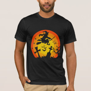 Witch scary halloween costume for halloween night T-Shirt