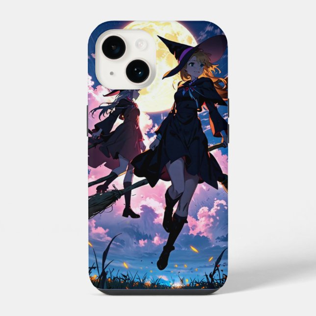 Witch Sisters Flight iPhone Case (Back)