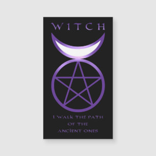 WITCH small magnetic card