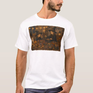 Witch Sorting Halloween Candy for Candy Lovers T-Shirt