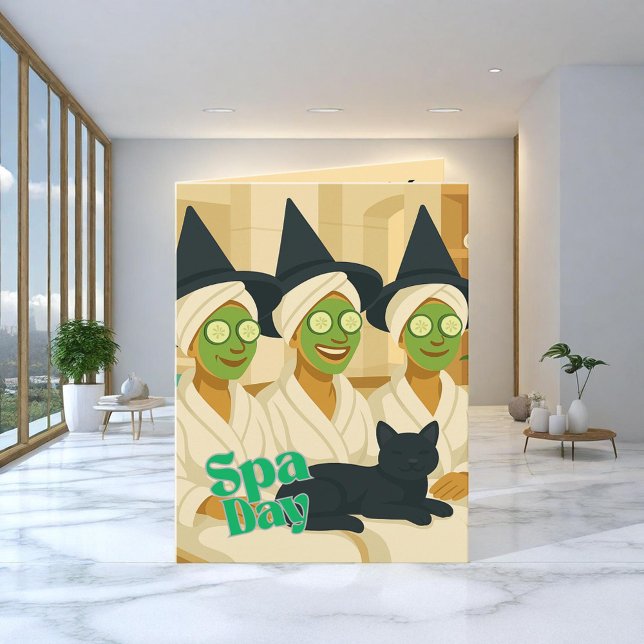 Witch Spa Day Funny Humour  Invitation (Creator Uploaded)