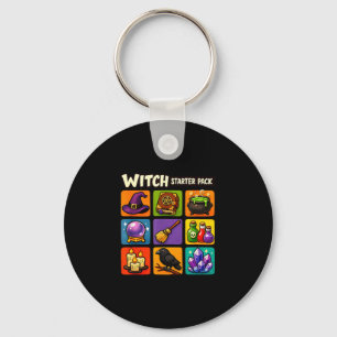 Witch starter pack funny magic witchcraft key ring