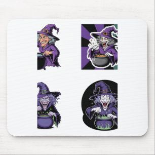 Witch Sticker Pack - Magic Potions Sticker Mouse Pad