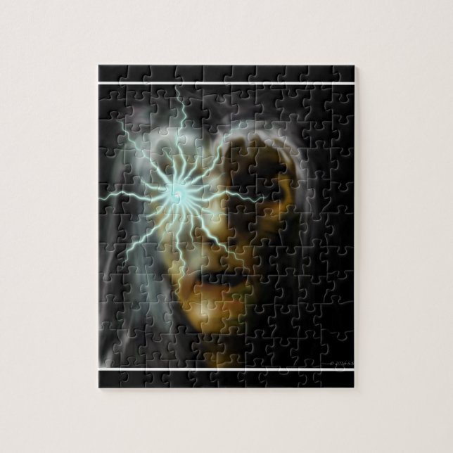 Witch (tan) jigsaw puzzle (Vertical)