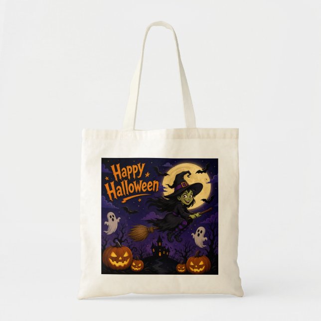 Witch Tote  Bag (Front)