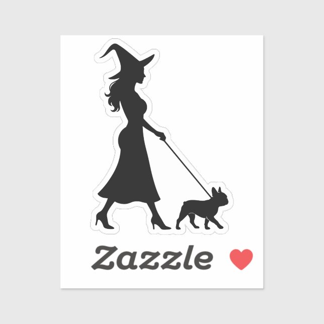 Witch Walking Frenchie  (Sheet)