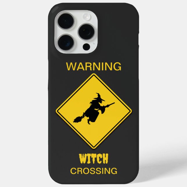 Witch Warning Halloween Case-Mate iPhone Case (Back)