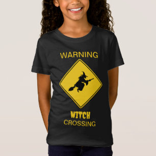 Witch Warning Halloween T-Shirt