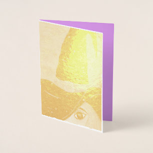 Witch Way to Halloween Foil Card