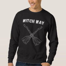 Witch Way to the Bash – Funny Halloween Broomstick